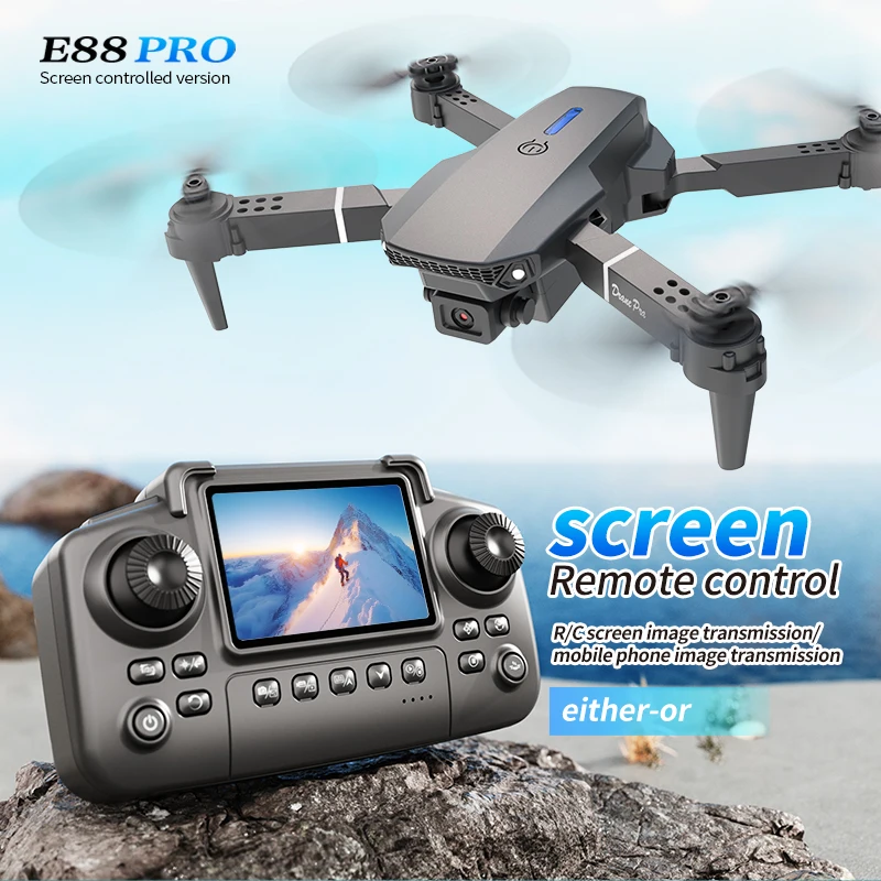 Drone Racing Camera - Профессиональный дрон E88 PRO с экраном