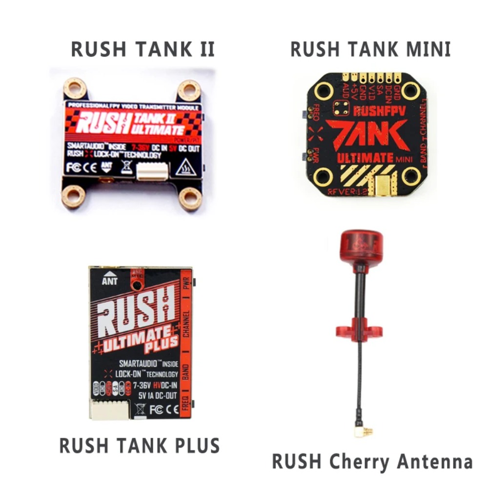 Drone Racing Antenna - Видеопередатчик RUSH TANK Ultimate II/Mini/PLUS/Solo VTX