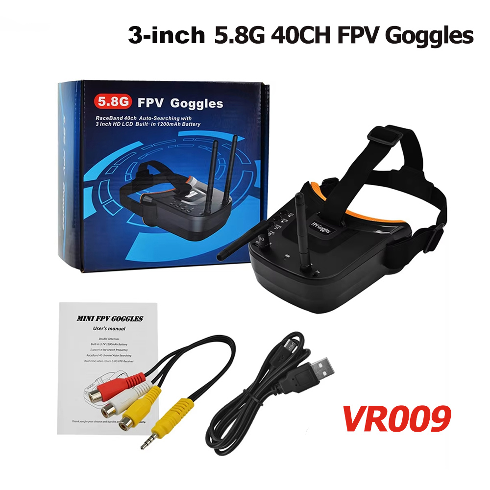 Drone Racing Goggles - VR009 FPV видеоочки 3 дюйма 480*320