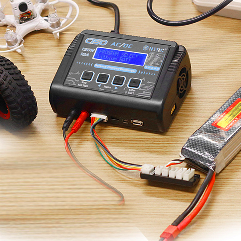 HTRC C150 150 Вт 10 А Умное за – обзор и цена Drone Racing Charger
