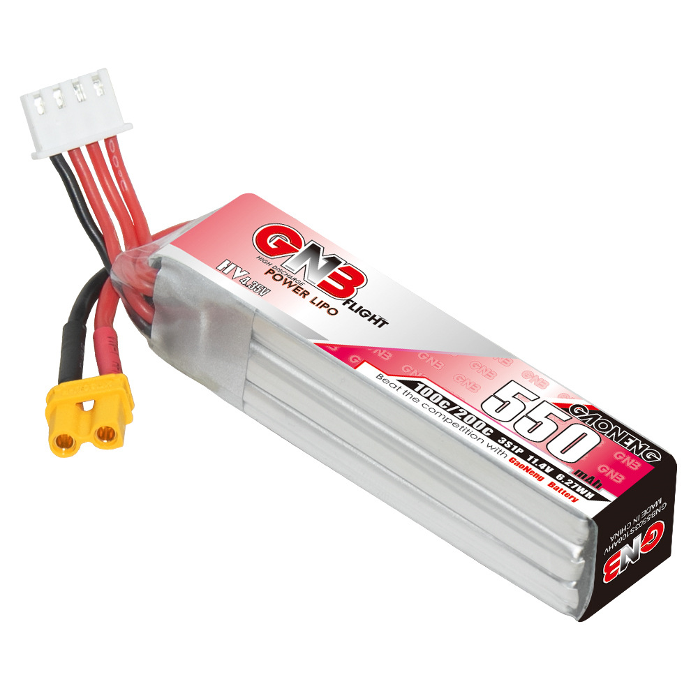 GNB HV 11,4 В 550 мАч 100C/200 – обзор и цена Drone Racing Battery