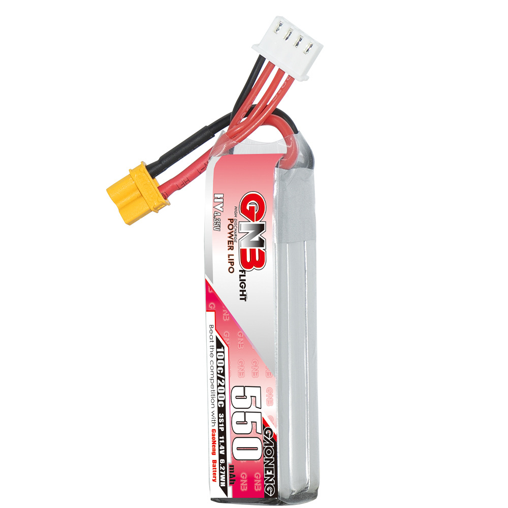 GNB HV 11,4 В 550 мАч 100C/200 – обзор и цена Drone Racing Battery
