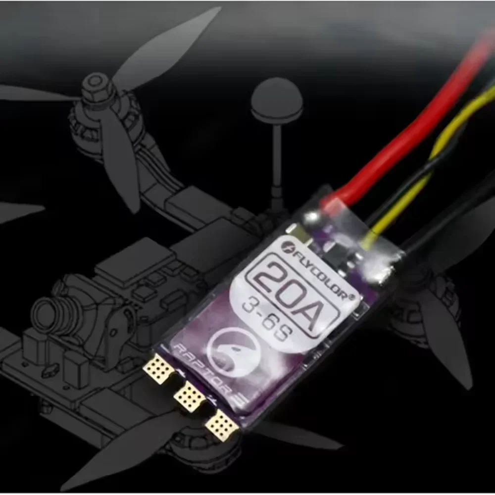 FLYCOLOR Raptor 5 20A 35A 45A  – обзор и цена Drone Racing Esc