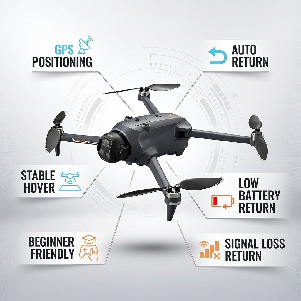 Дрон Potensic с GPS, автоматич – обзор и цена Drone Racing Vtx