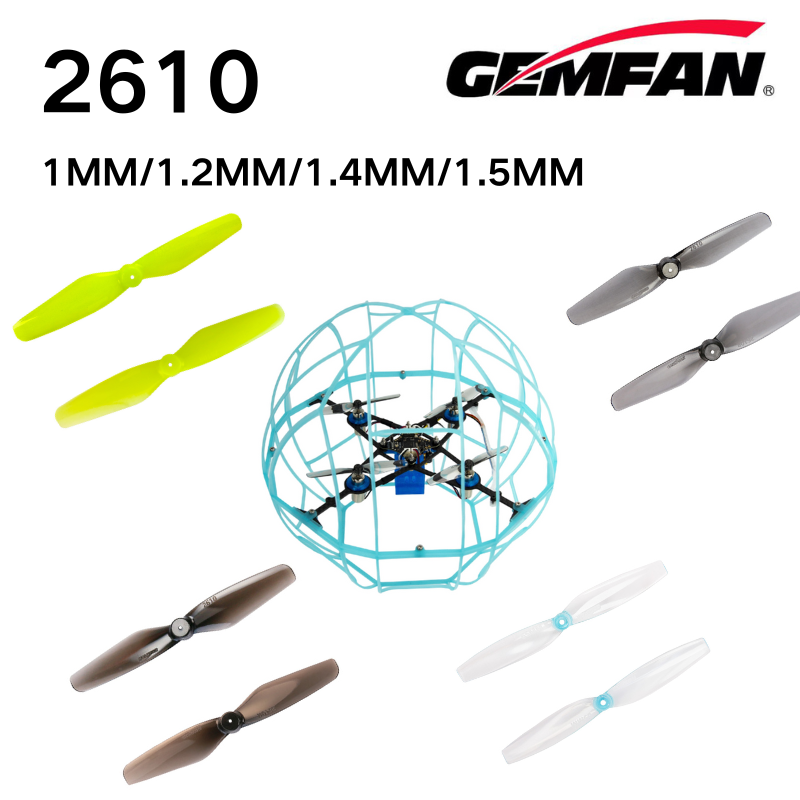 2610 Реквизит Gemfan 2,6 дюйма – обзор и цена Drone Racing Esc