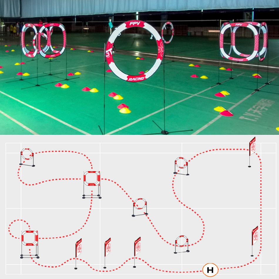 Ворота для FPV-гонок: преграда – обзор и цена Drone Racing Flag