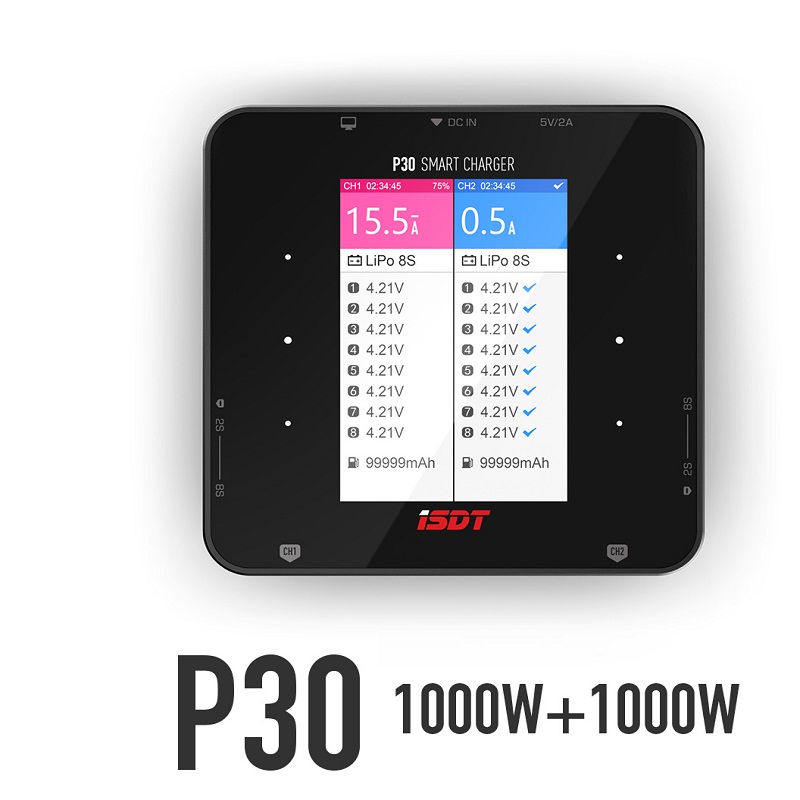 Зарядное устройство ISDT P30 D – обзор и цена Drone Racing Charger